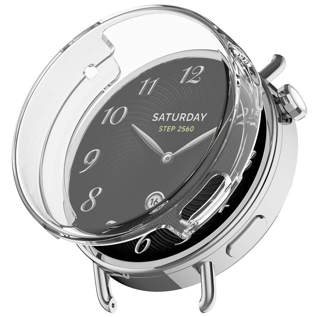 Plecki ze szkłem Bizon Case Watch Felipe dla Xiaomi Watch S4 41 mm